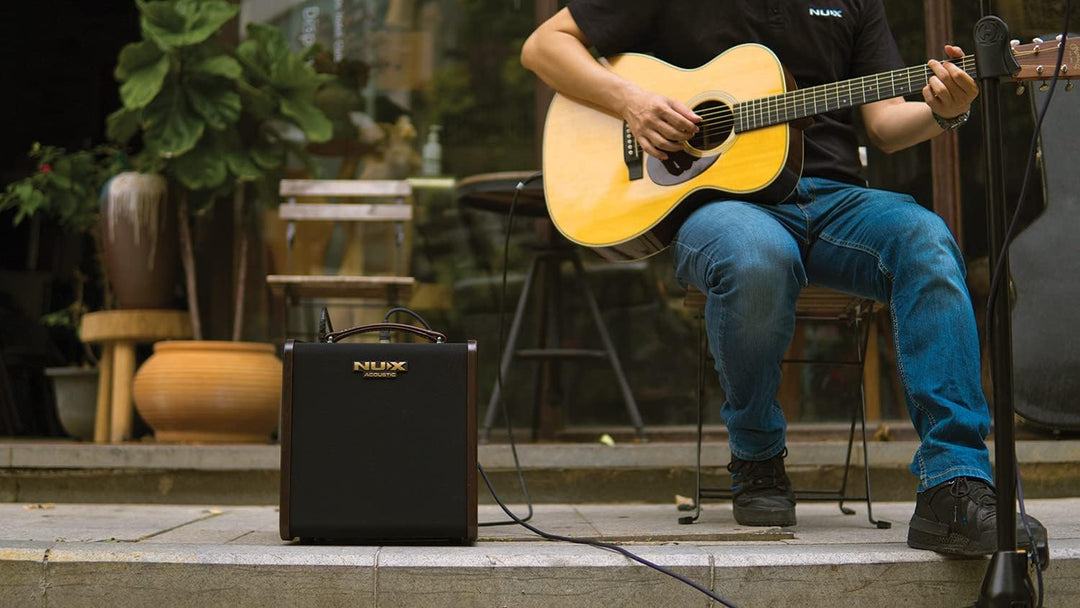 NUX AC80 Stageman II Akustik-Gitarrenverstärker m. Akku