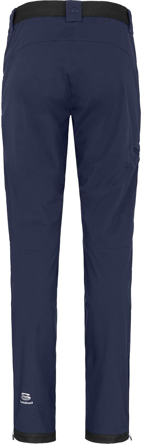 Bergson Damen Sommer Softshellhose TESSE ( slim fit) - schmaler Schnitt, elastischer Komfort Bund, l