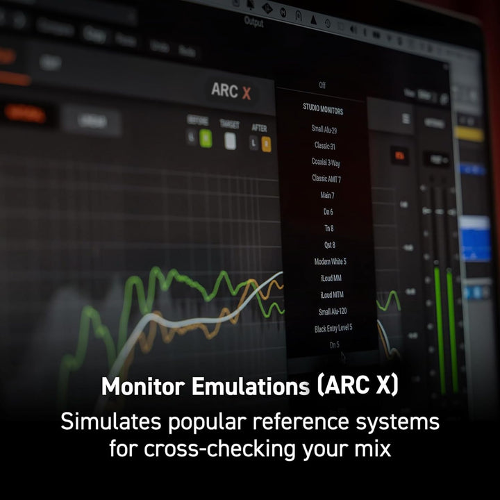 IK Multimedia ARC Studio. Standalone advanced room correction system. Includes hardware processor un