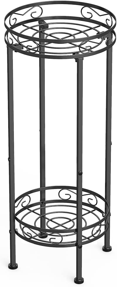 Bomclap Metall Pflanzenständer, 70 x 30 cm Blumenständer Pflanzenständer für den Innenbereich, 2-stu