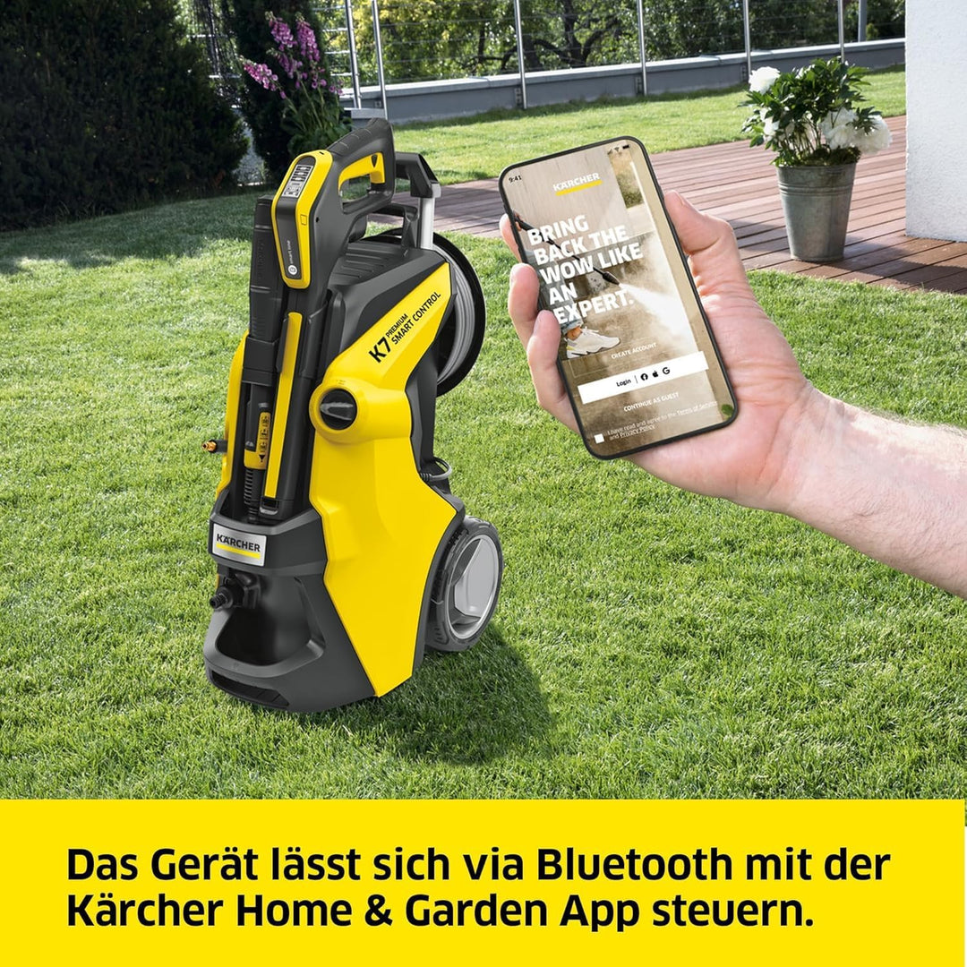 Kärcher Hochdruckreiniger K 7 Premium Smart Control Flex, Druck: max. 180 bar, Fördermenge: 600 l/h,