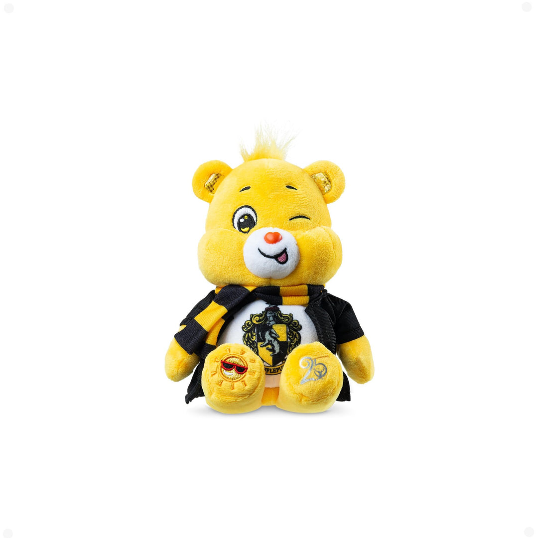 Care Bears x Harry Potter Hufflepuff Funshine Bear 20 cm Plüsch – Offizielles Sammelspielzeug des Ho