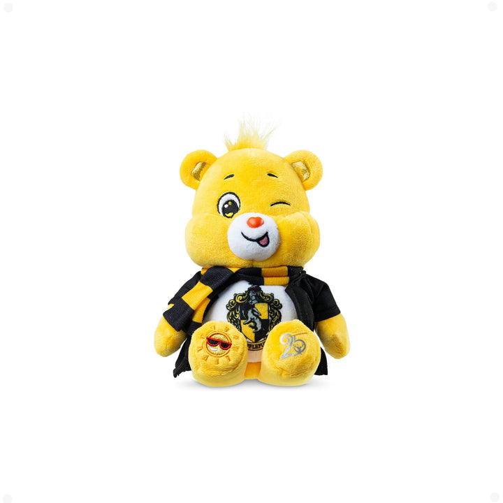 Care Bears x Harry Potter Hufflepuff Funshine Bear 20 cm Plüsch – Offizielles Sammelspielzeug des Ho