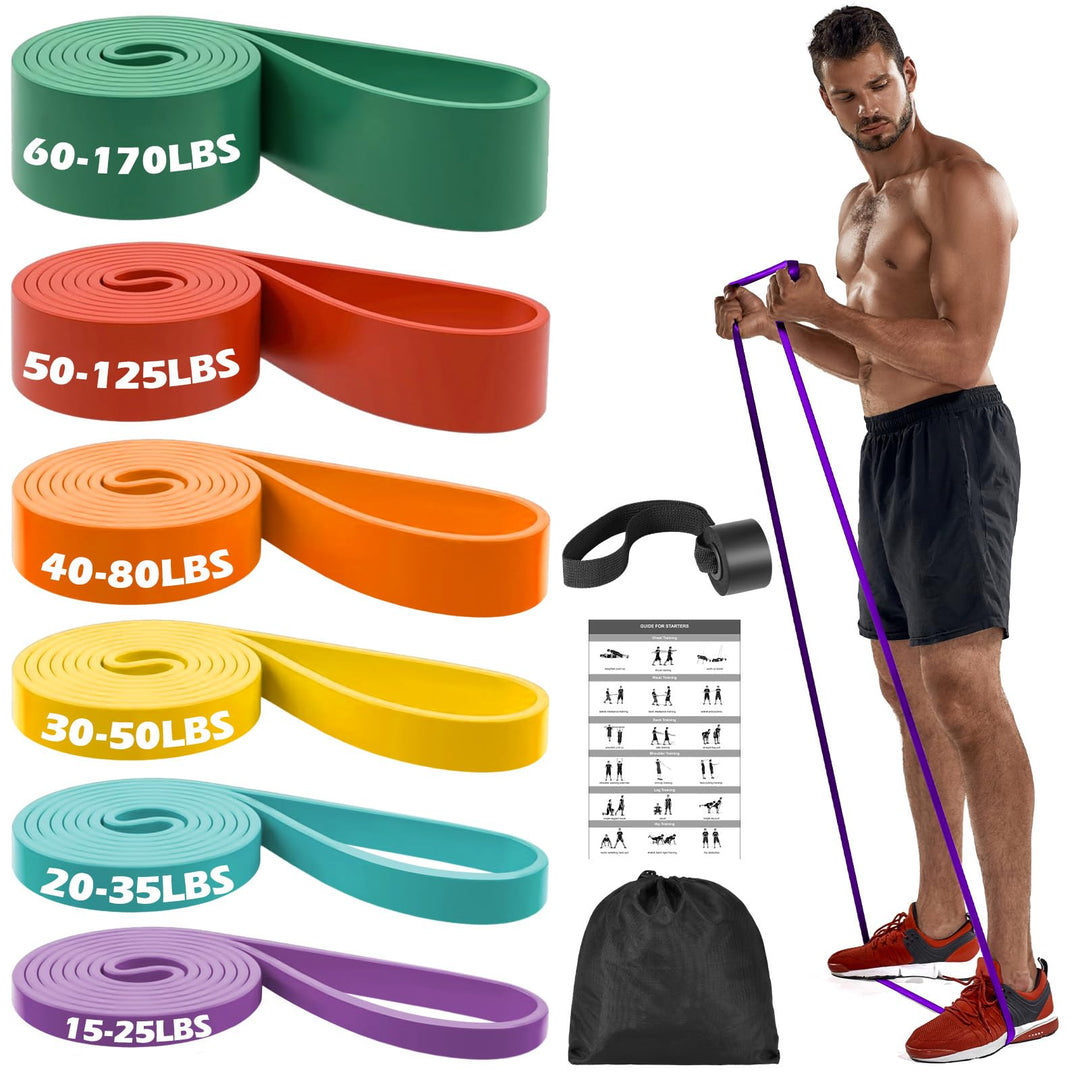 Zacro Resistance Bands, Fitnessbänder Widerstandsbänder, Widerstandsband Set mit Türanker, Fitnessbä