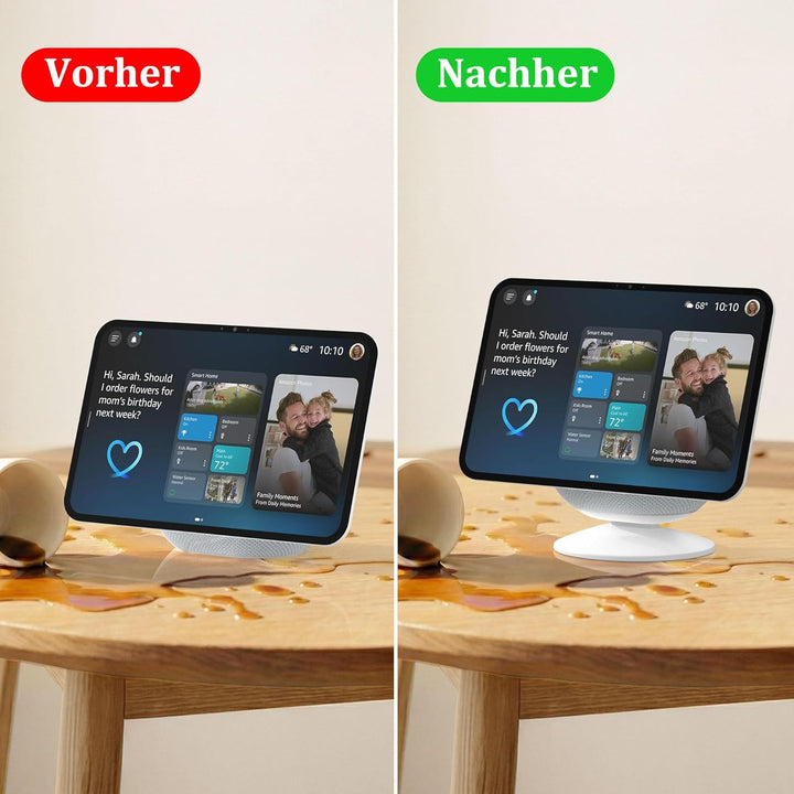 PlusAcc Ständer für Show 11/8 (neueste Gen.) – Verstellbarer Tischhalter mit Neigungsfunktion und Ru