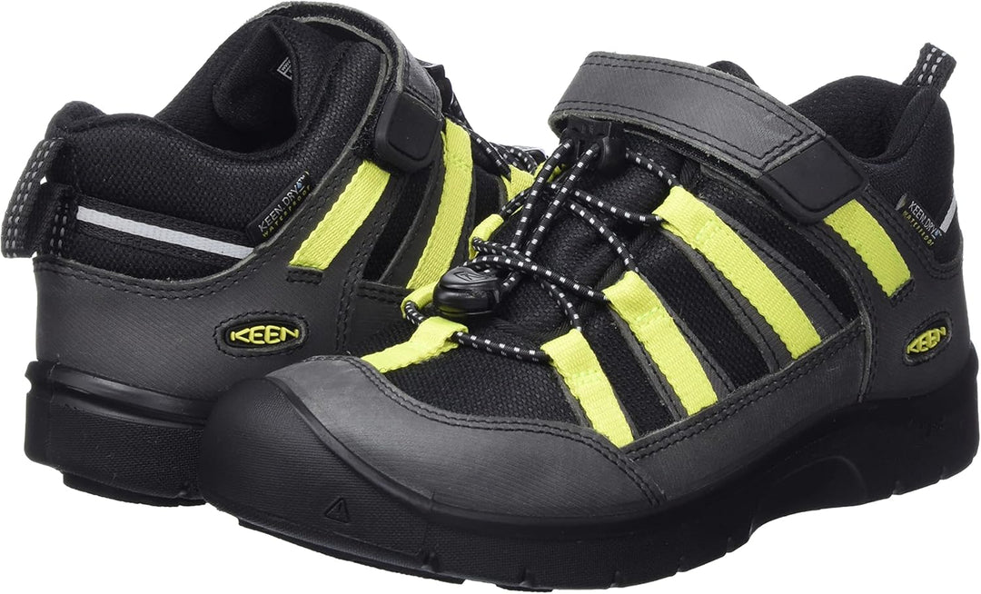 KEEN Unisex Kinder Hikeport 2 Low Waterproof Wanderstiefel 24 EU Black Evening Primrose, 24 EU Black