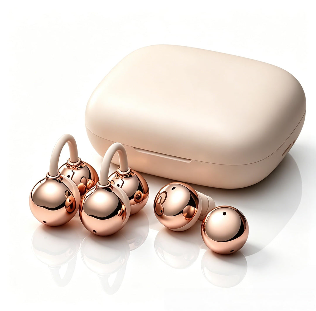 LESUN Schickes Open Ear Kopfhörer 6.0 &amp; Mini-Kopfhörer 2-in-1 Set mit 36 Std Akkulaufzeit, Bassstark