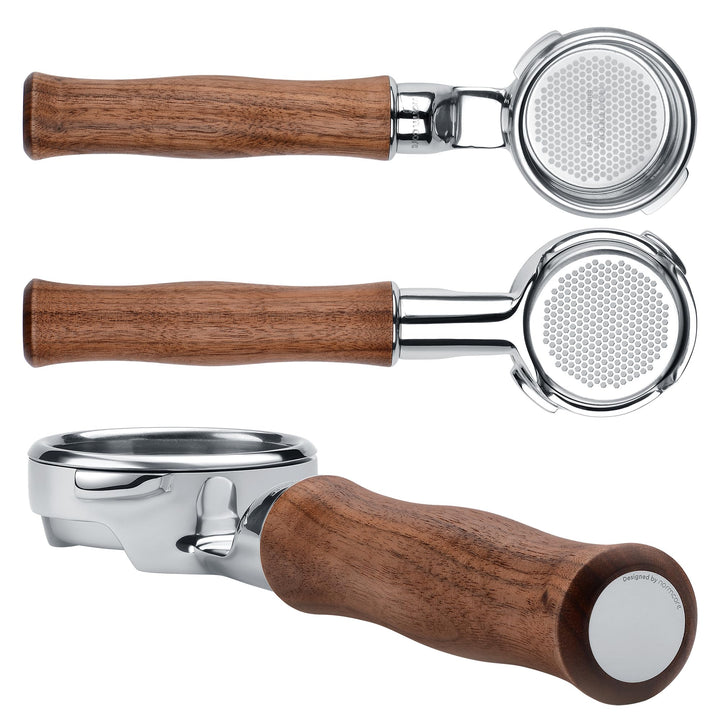 Normcore 58 mm schlanker, nackter Siebträger mit 18 g Präzisions-Hochextraktionskorb, echter amerika