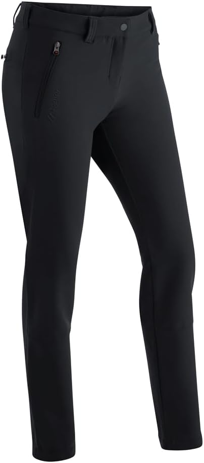 Maier Sports Damen Wanderhose Helga Slim L Schwarz, L Schwarz