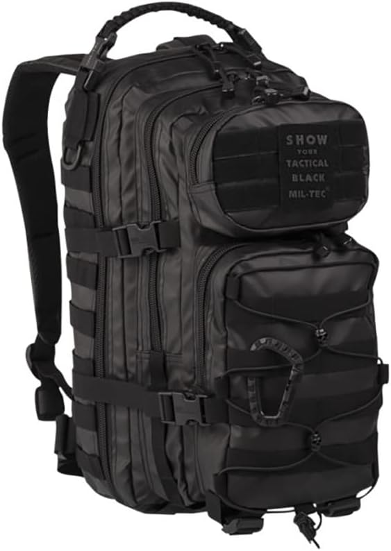 Mil-Tec US Assault Pack Backpack,S,Tactical Black