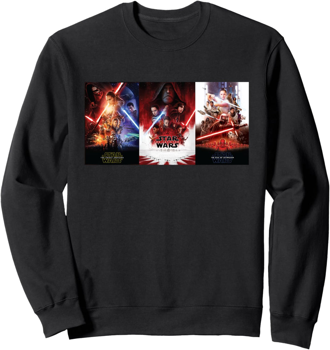 Star Wars New Trilogy Movie Posters Sweatshirt