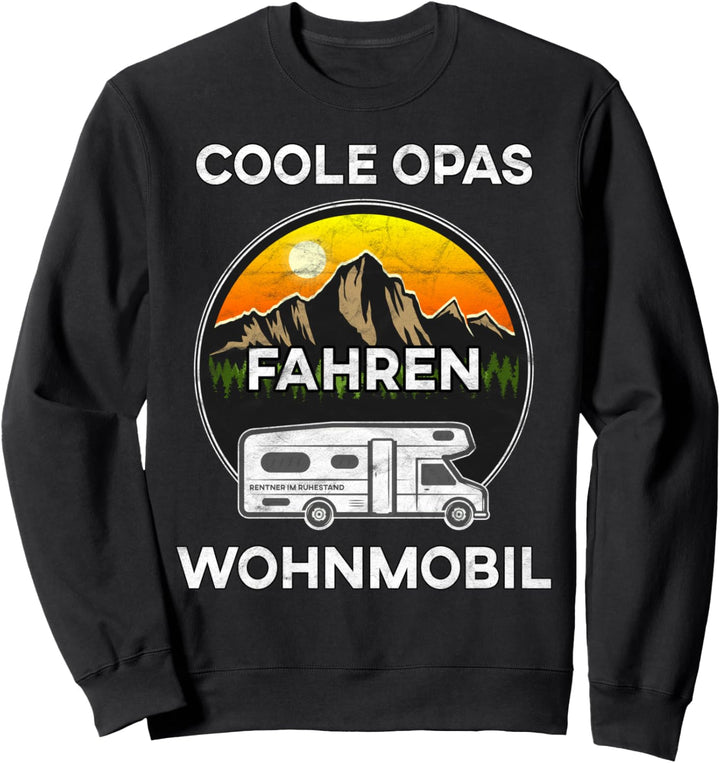 Coole Opas fahren Wohnmobil T Shirt | Camping | Geschenk Sweatshirt