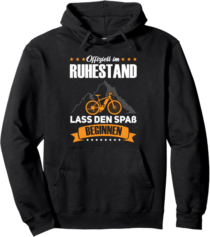 Rentner E-Bike Radfahrer Elektrofahrrad Pullover Hoodie