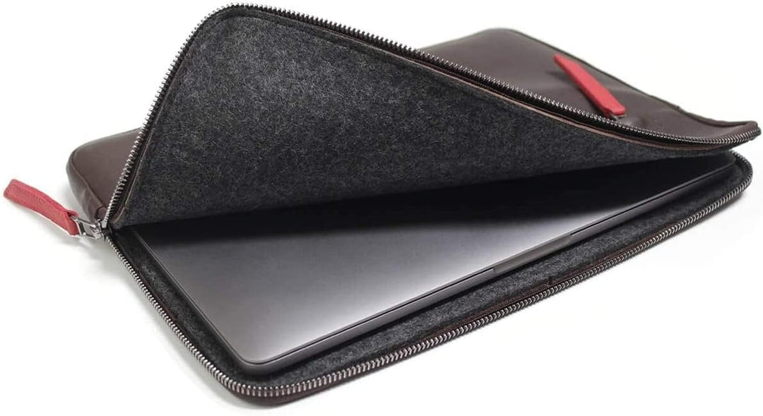 Pack & Smooch für MacBook Pro 14 Hülle | Pflanzlich Gegerbtes Leder | Handmade in Germany | Farbe in