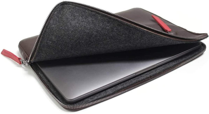 Pack & Smooch für MacBook Pro 14 Hülle | Pflanzlich Gegerbtes Leder | Handmade in Germany | Farbe in