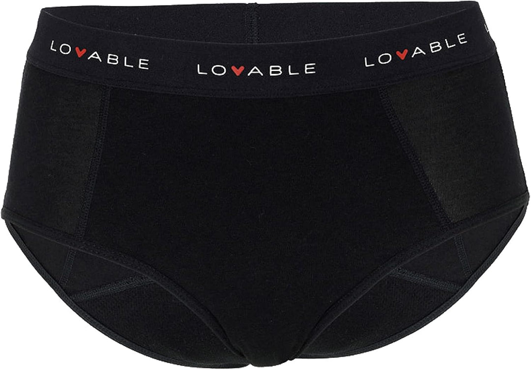 Lovable Damen Periodenunterwäsche Taille und starkem Durchfluss Abundant Flow Menstruationszyklus, h