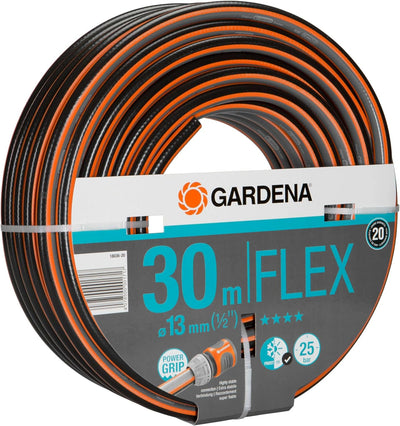 Gardena Comfort FLEX Schlauch 13 mm (1/2 Zoll), 30 m: Formstabiler, flexibler Gartenschlauch mit Pow