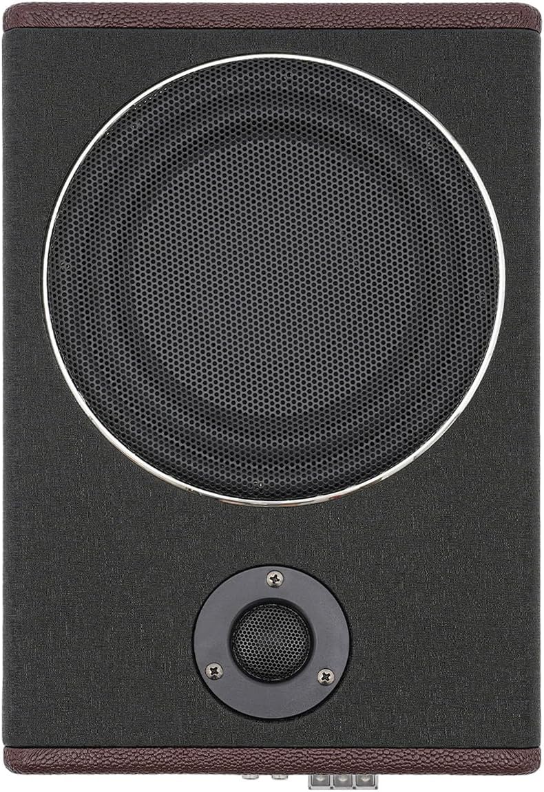 Aktivsubwoofer, 600W Subwoofer Aktiv Powered Untersit, Flacher Lautsprecher mit Verstärker, Car HiFi