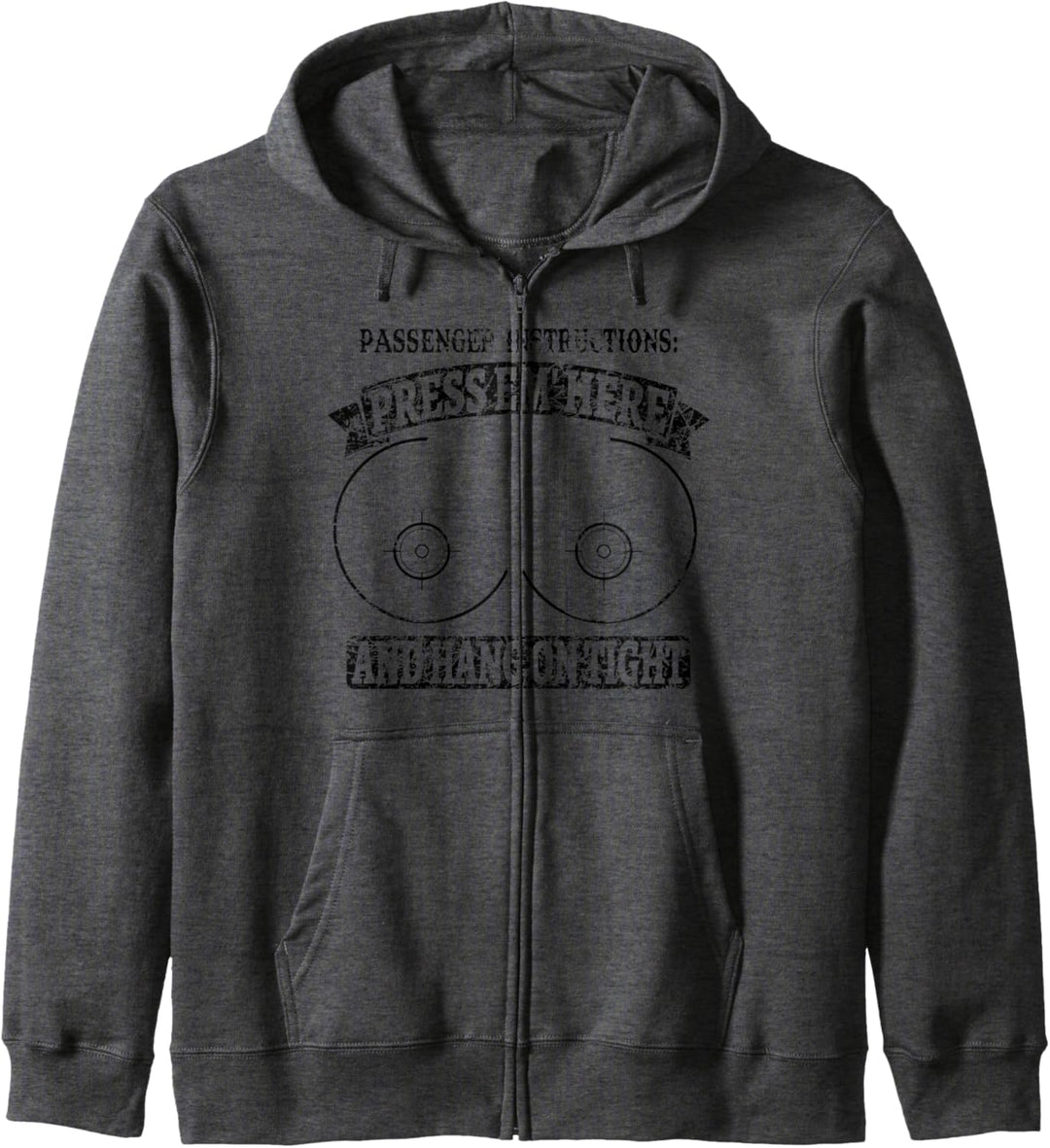 Passenger instructions Lustig Bikerstyle Chopper Motocross Kapuzenjacke