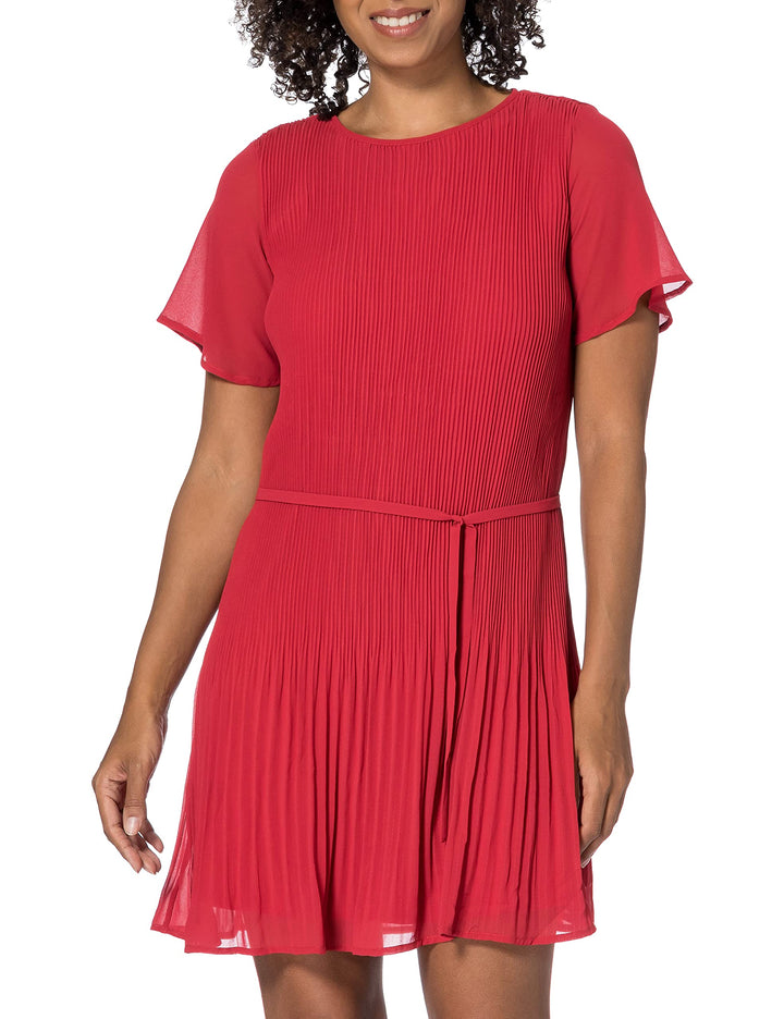 Damen Dress Ss Selsa Kleid, American Beauty - P706