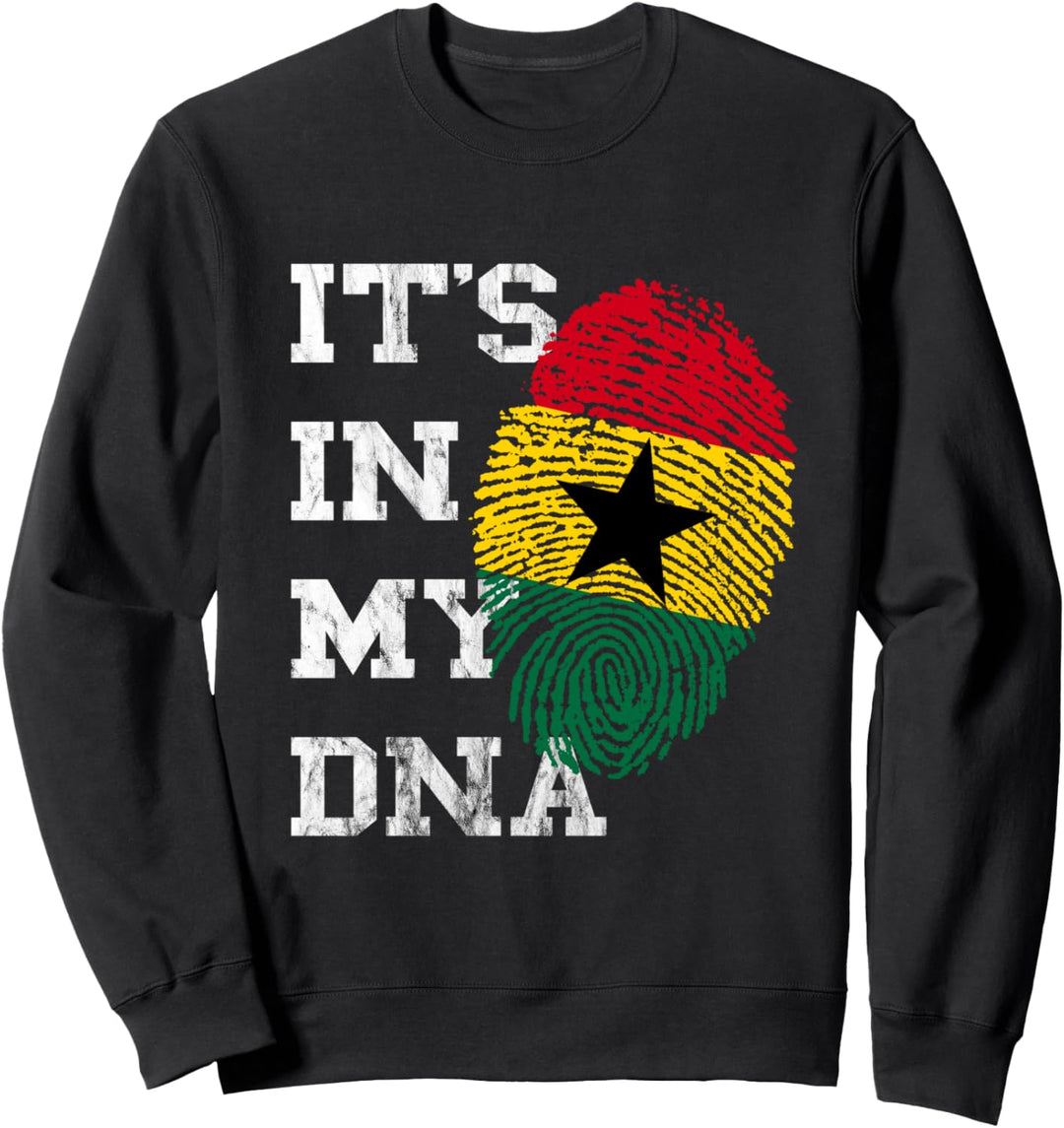 Es Ist In Meiner DNA Ghanaer Genetik Ghana Ghanaisches Sweatshirt
