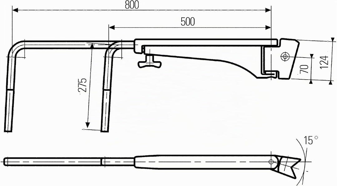 HELLA - Halter, Aussenspiegel - verstellbar - Ø: 22mm - links - 8HG 501 257-032, Mittel