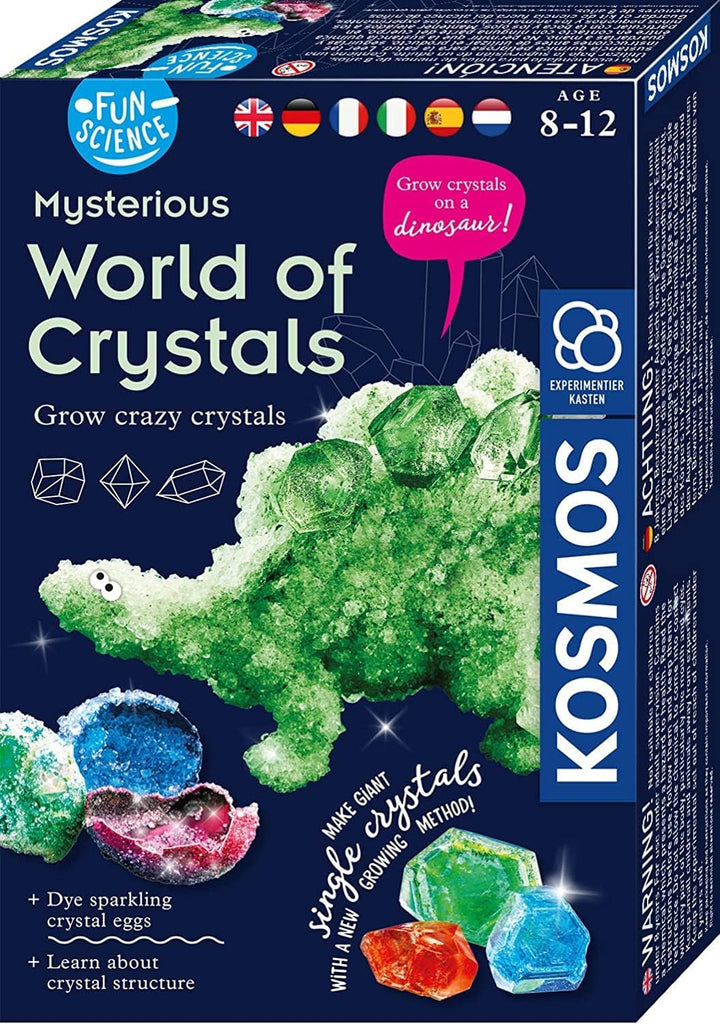 KOSMOS 616571 Fun Science - Geheimnisvolle Kristallwelt mehrsprachige Version (DE, EN, FR, IT, ES, N
