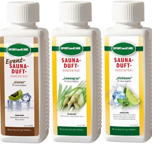 Finnsa Saunaaufguss Sommerfrische inkl. Eiskiwi, Lemongras, Eislimone (3x250ml) = 750 ml