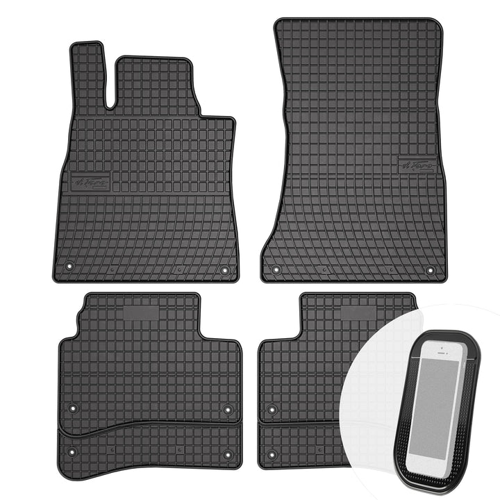 Gummimatten Auto Fussmatten Gummi Automatten Passgenau 4-teilig Set - passend für Mercedes S-Klasse