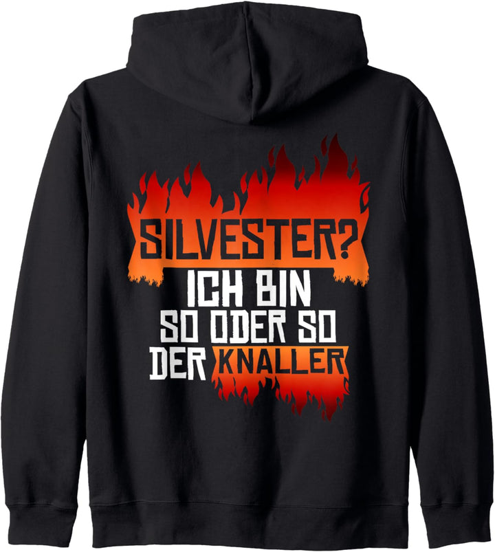 Silvesterparty und Silvesternacht - Silvester Kapuzenjacke