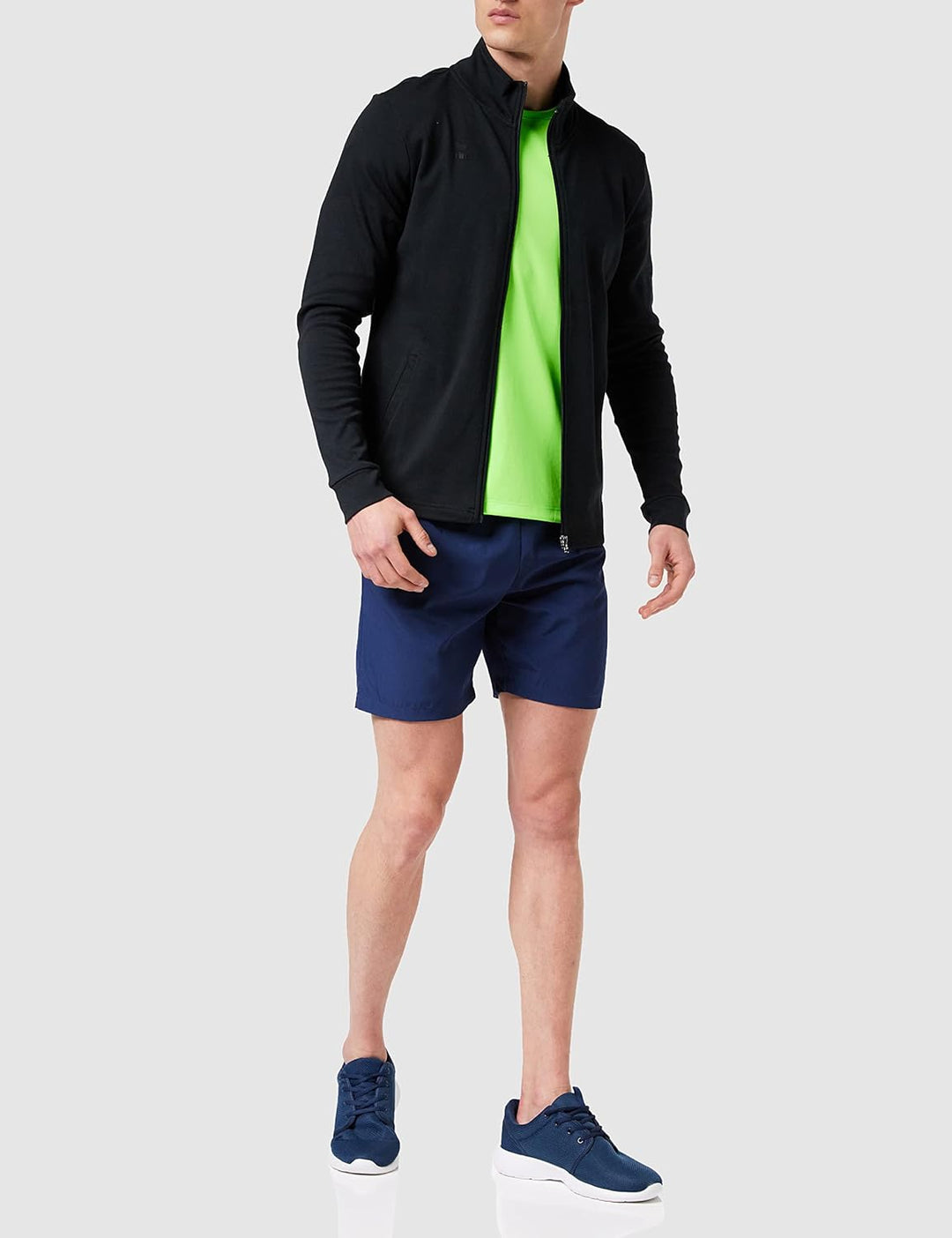 Erima Basic Sweatjacke XXL Schwarz, XXL Schwarz