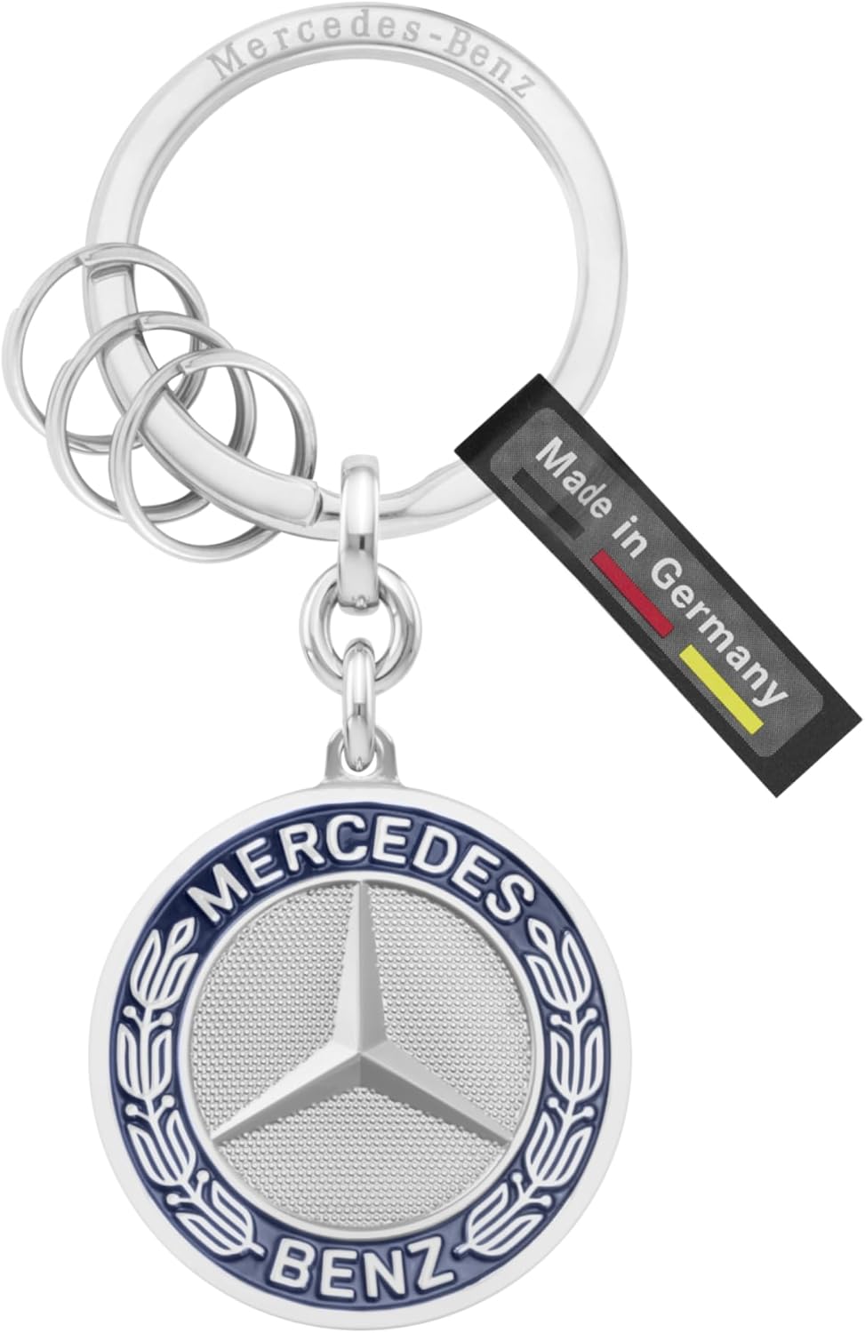 Mercedes-Benz Schlüsselanhänger Stuttgart | silberfarben | Edelstahl
