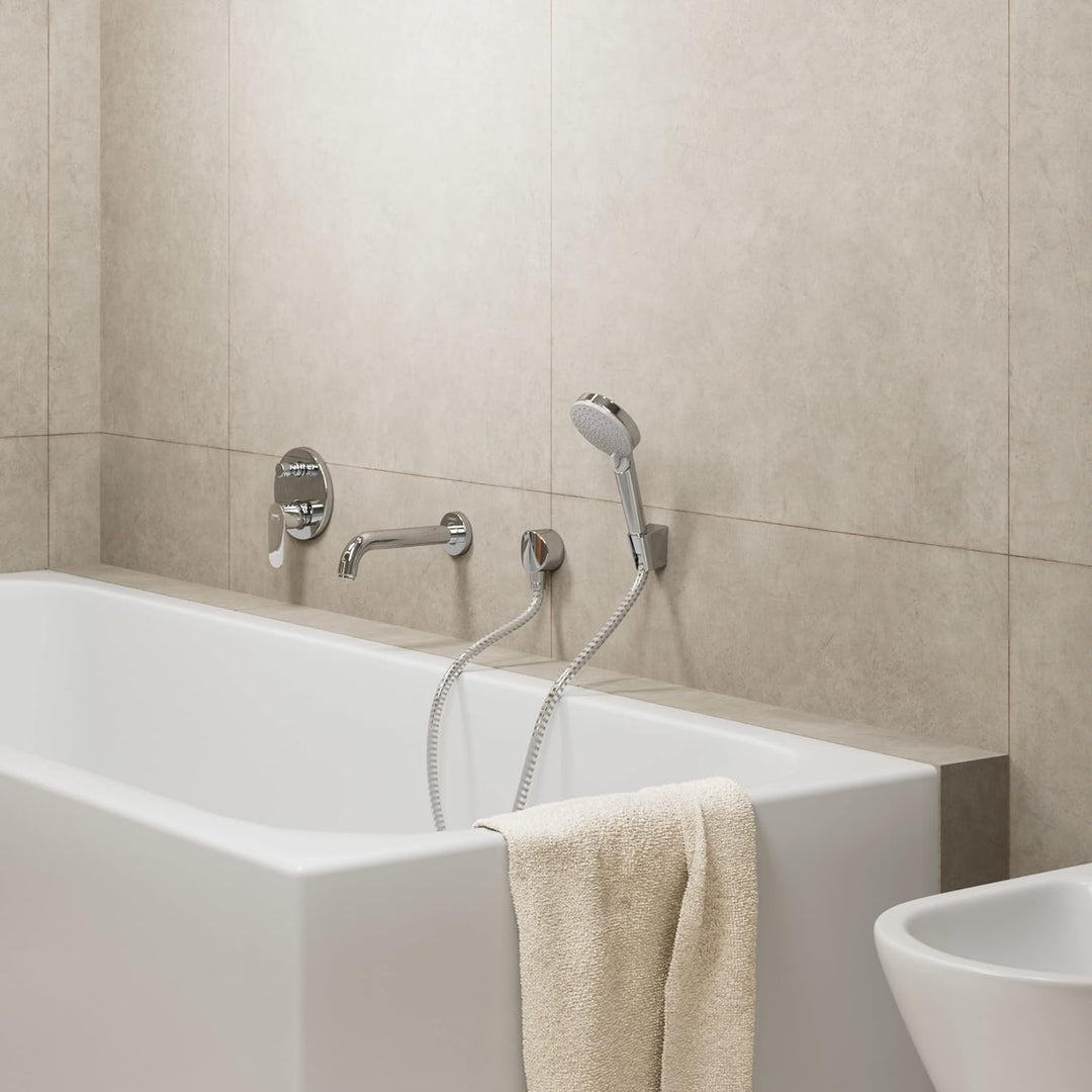 hansgrohe Wanneneinlauf Vernis Blend, Badewanneneinlauf, Chrom Chrom Wanne, Chrom Wanne