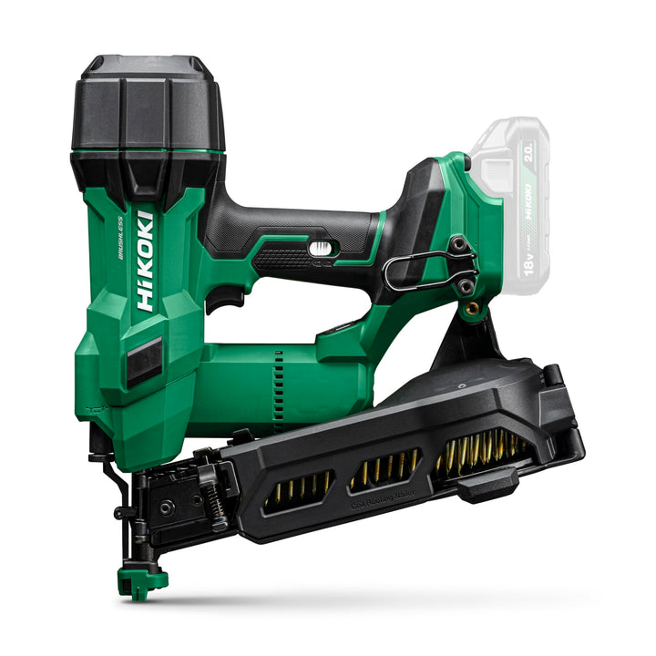 HiKOKI Akku Dachpappnagler - 18V, 25-45mm Nägel, Luftfeder-Antrieb, Brushless Motor - Leistungsstark
