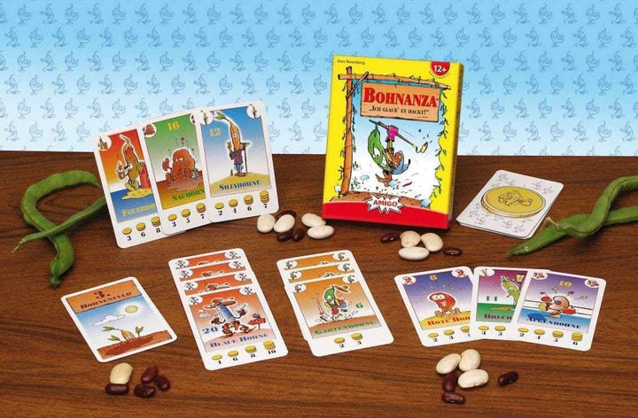 Amigo Spiel + Freizeit Amigo 01661 Bohnanza, Spiel & Amigo 4910-6 nimmt!, Kartenspiel Bundle mit 6 n
