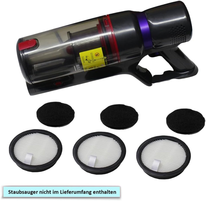 MisterVac | Filter Set kompatibel mit HOMPANY SmartVac 11