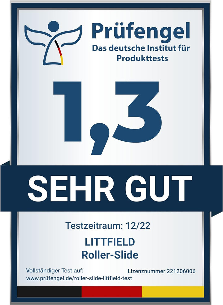 Littfield Drehkellenspatel & Roller-Slide - Thermomix Zubehör Set TM6 & TM5 - Spatel und Gleitbrett