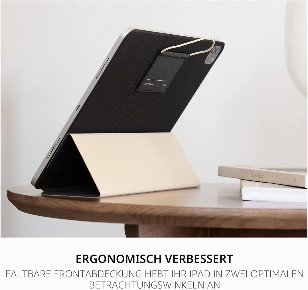 Native Union W.F.A iPad Folio - Minimalistischer und faltbarer iPad-Ständer samt Hülle aus recycelte