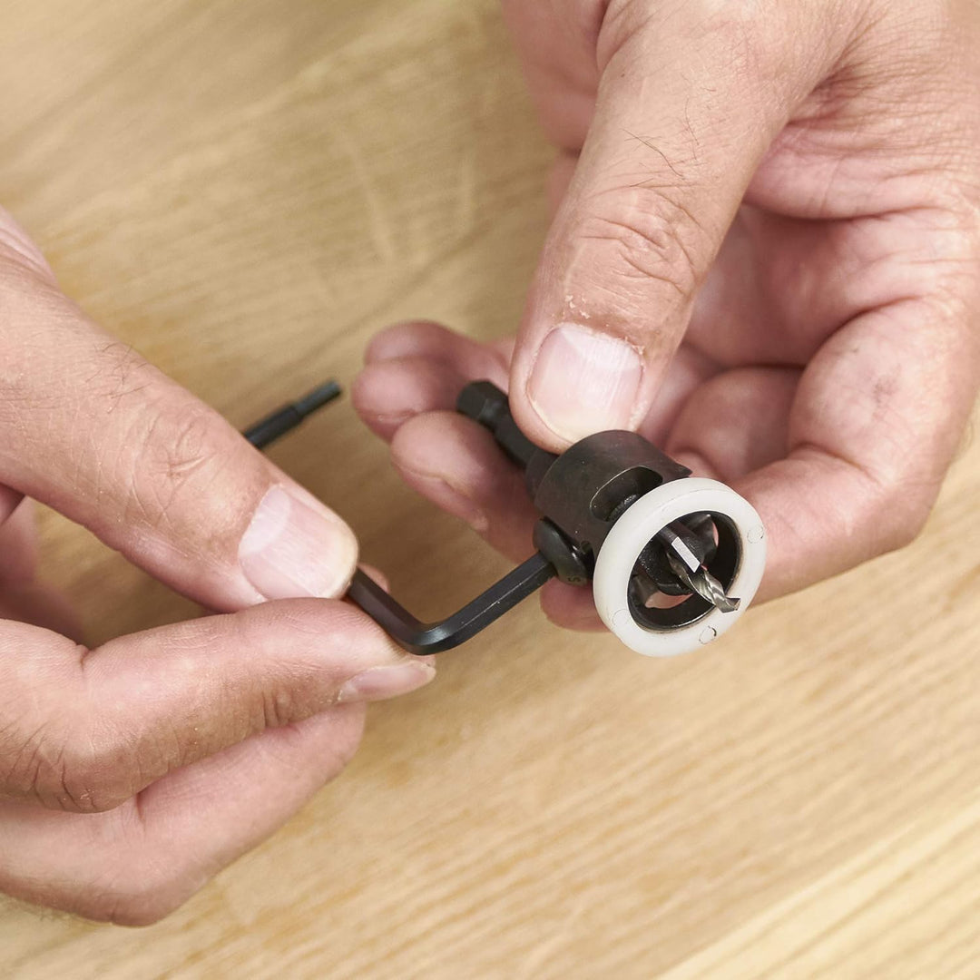 Trend Snappy Hartmetall 4mm Bohrersenker kommt mit Tiefenanschlag, SNAP/CSDS/4MMT