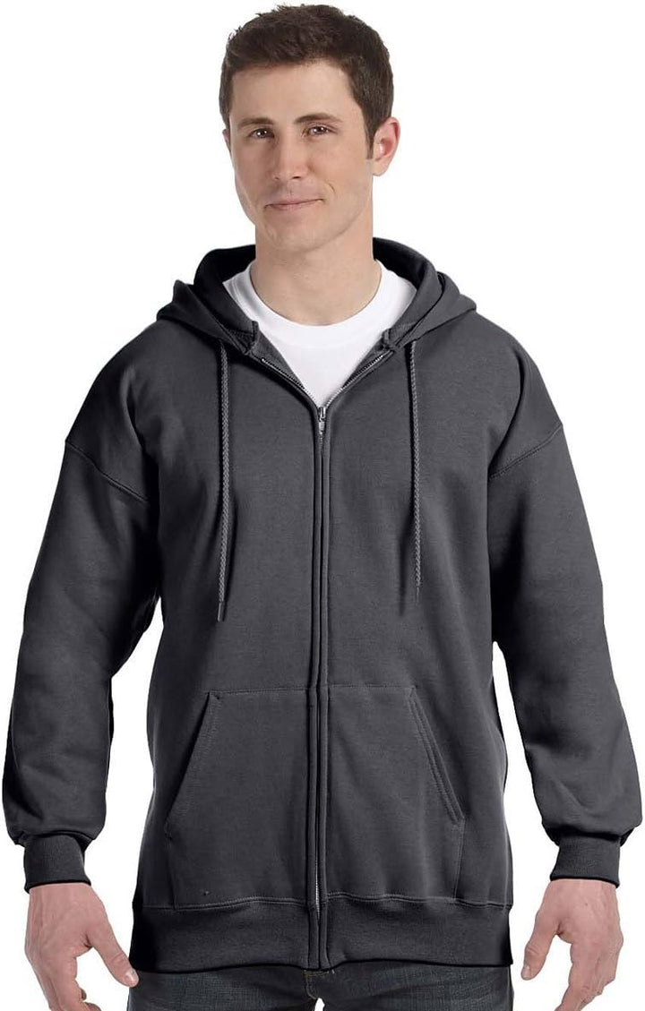 Hanes Herren Kapuzen-Sweatshirt L Charcoal Heather, L Charcoal Heather