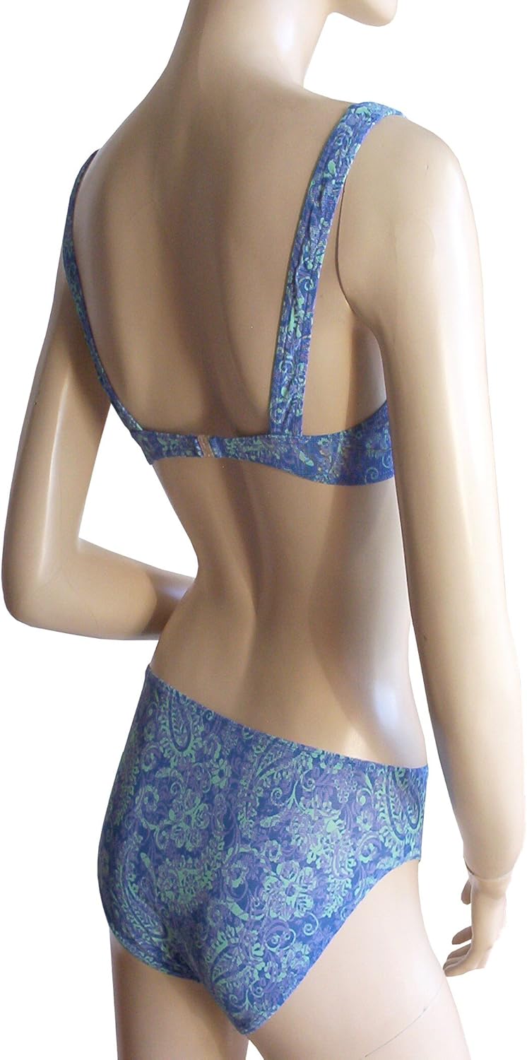 Solar Tan Thru Bügel-Bikini 8601554-65 Blue/Turquoise, B-Cup oder D-Cup 100B Blau, 100B Blau