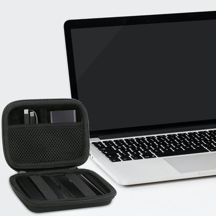 Aenllosi Hartschalenhülle für Samsung T7/T7 Touch/T7 Shield/T9 Mobile SSD | Netztasche für Kabel und