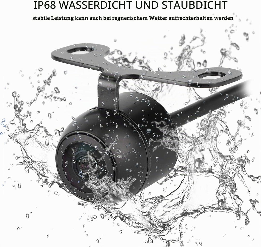 Auto-CCD-Kamera, Mini-Frontkamera, universeller CCD-Bildsensor, Nachtsicht, wasserdicht, mit PAL/NTS