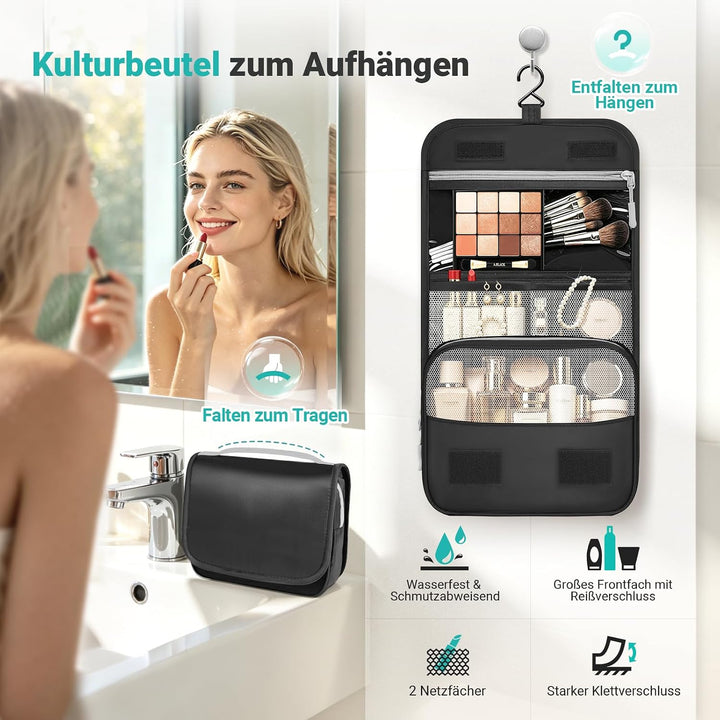 Koffer Organizer mit Kompression, 8 Stück Packing Cubes für Koffer und Rucksack – wasserabweisende P