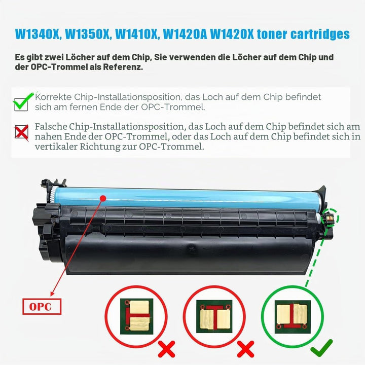 [KEIN CHIP, mit Professionellen Tools] 142X W1420X ( W1420A 142A ) Kompatible Tonerkartusche Hohe Ka
