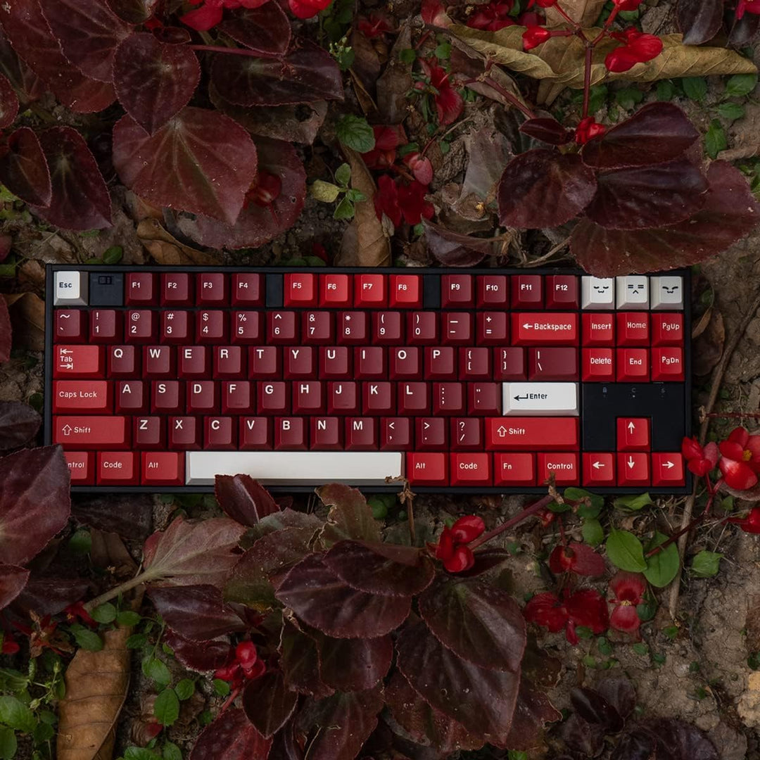 mintcaps Jamon Keycaps Set 173 Tasten Cherry Profile Doubleshot Custom Keyboard Red Keycaps ISO ANSI