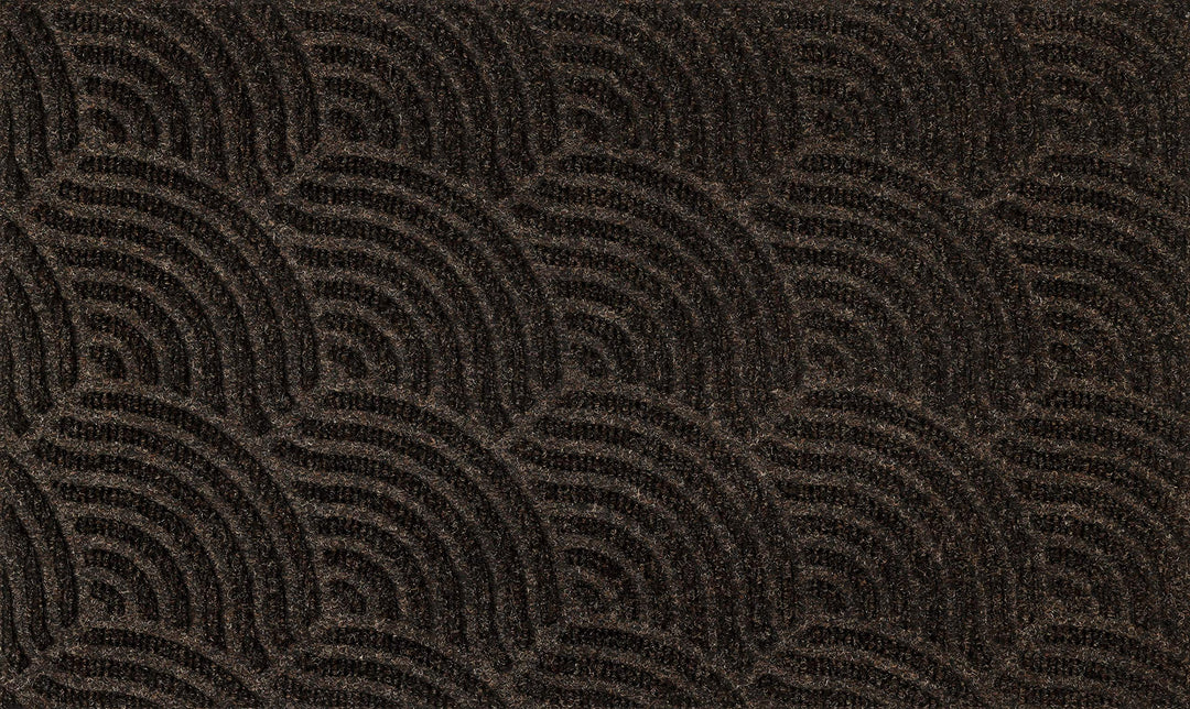 DUNE Waves dark brown 45x75 cm, innen und aussen, waschbar 45x75cm, 45x75cm