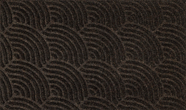 DUNE Waves dark brown 45x75 cm, innen und aussen, waschbar 45x75cm, 45x75cm