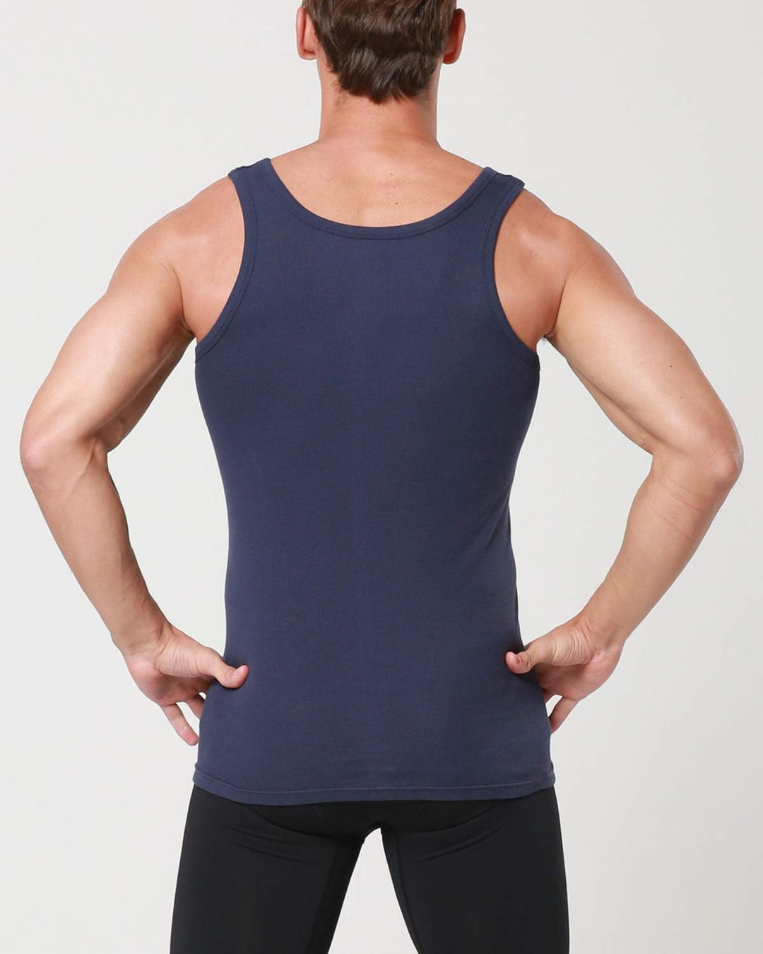 Unterhemd Herren 3/5er Pack Tank Top Baumwolle Männer Schwarz Weiss Mehrfarbig XL 3x Weiss + 1x Mari