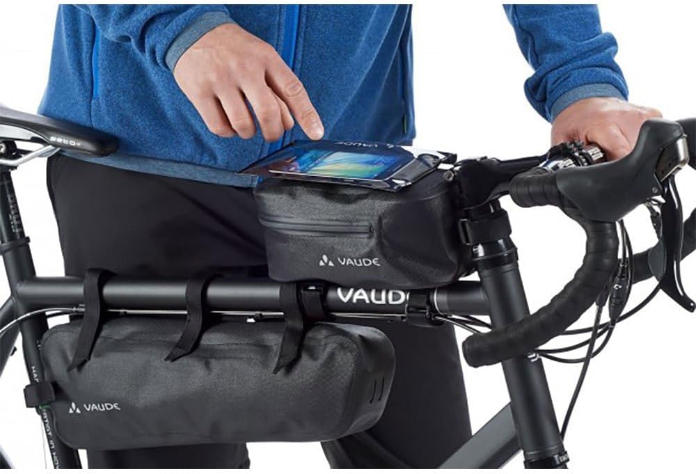 VAUDE Fahrradtasche Aqua Schwarz, Schwarz